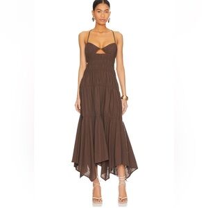 SNDYS Tahlia Dress in Chocolate